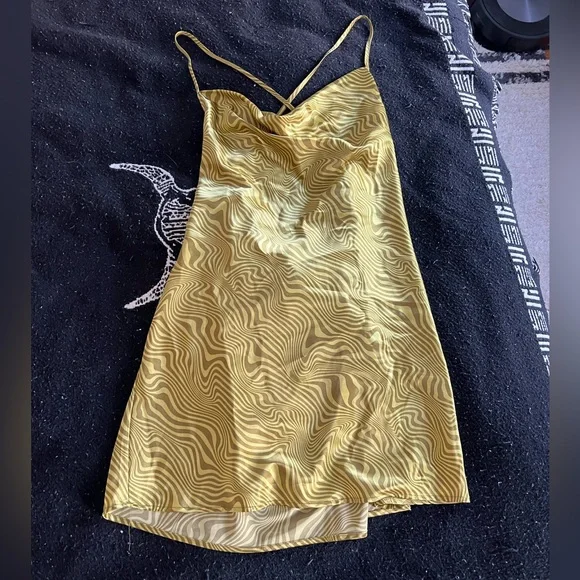 Wrap Dress Yellow Billabong Dress H&M Dresses Brat Green Mini Dress Poshmark